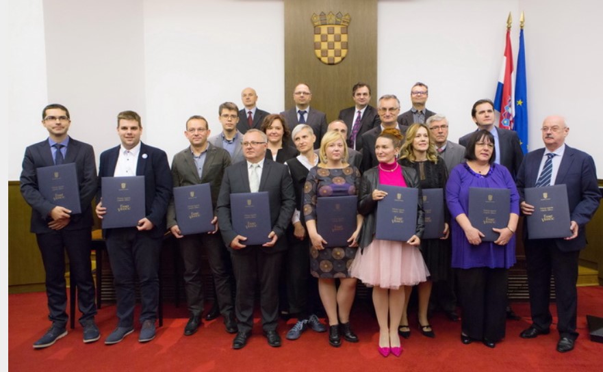 U Hrvatskom saboru održana je svečana dodjela Državnih nagrada tehničke kulture “Faust Vrančić” za 2017. godinu.